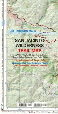 San Jacinto Wilderness Trail Map