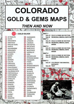 Colorado Gold & Gems Maps Then and Now