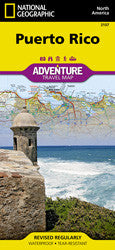 Puerto Rico Adventure Travel Map 3107