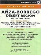 Anza-Borrego Desert Region and the Yuha Desert Recreation Map