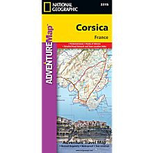 Corsica Adventure Travel Map 3315