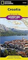 Croatia Adventure Travel Map 3324