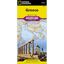 Greece Adventure Travel Map 3316