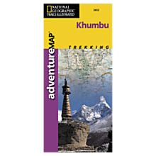 Khumbu Nepal Adventure Travel Map 3002