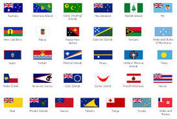 Oceania Flags