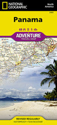Panama Adventure Travel Map 3101