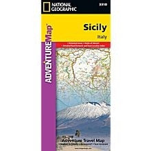 Sicily Adventure Travel Map 3310