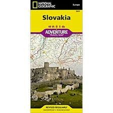 Slovakia Adventure Travel Map 3323
