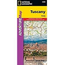 Tuscany Adventure Travel Map 3305