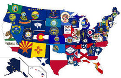 US - State Flags